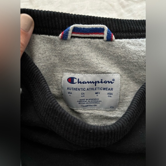 Champion black crew neck sweatshirt - Picture 4 of 5